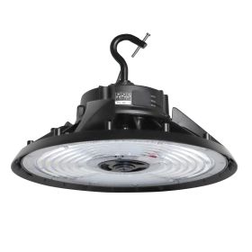 ARCADIA 3rd GEN | LED UFO Fixture | Adj Watt 100W/120W/150W | 22500 Lumens | 5000K | 120V-277V | Black Housing | IP65 | UL & DLC Listed