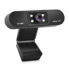 HDWeb Camera with Built-in HD Microphone (Color: Black)