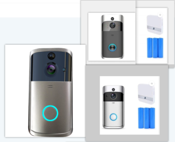 Wireless Video Camera Ringer Doorbell Ring (Option: Suit)