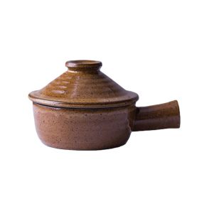 Creative Rough Pottery Microwave Household Claypot Rice High Temperature Soup Pot (Option: 350ml)