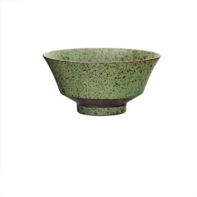 Coarse Ceramic-based Personality Anti - Hot Small Soup Bowl (Option: Pale green)